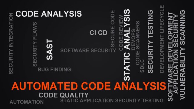 Automated Code Analysis Word Cloud