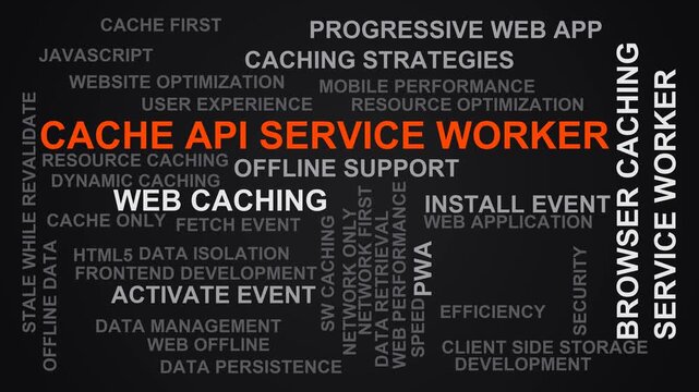 Cache Api Service Worker Word Cloud