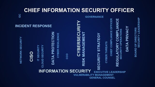 Chief Information Security Officer Word Cloud