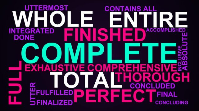 Complete Word Cloud