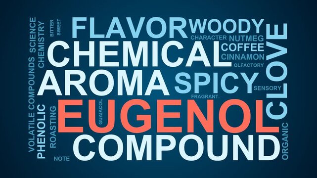 Eugenol Word Cloud