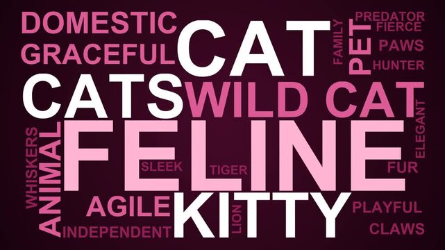 Feline Word Cloud