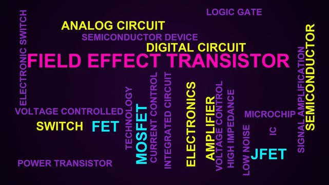 Field Effect Transistor Word Cloud