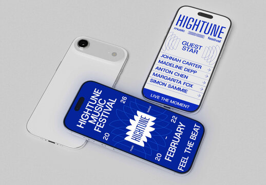 Phone Screen Mockup