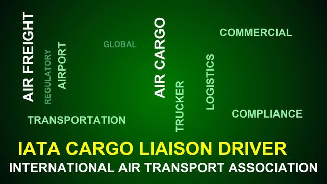 Iata Cargo Liaison Driver Word Cloud