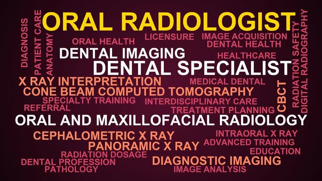 Oral Radiologist Word Cloud