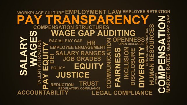 Pay Transparency Word Cloud