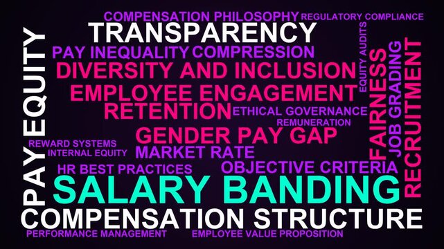 Salary Banding Word Cloud