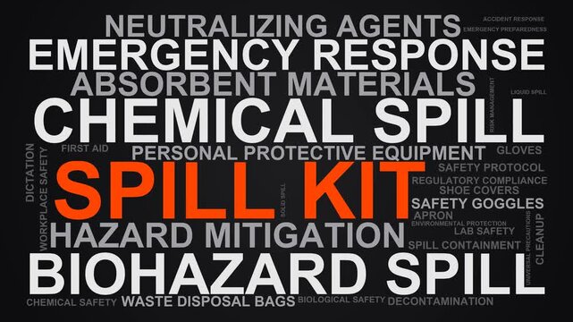 Spill Kit Word Cloud