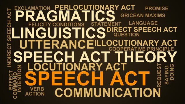 Speech Act Word Cloud