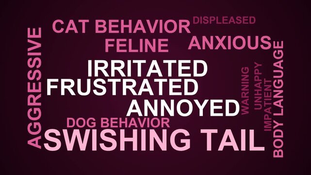 Swishing Tail Word Cloud