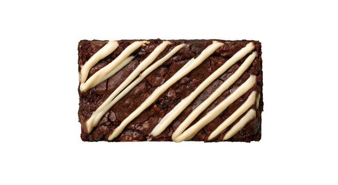 Top View of Chocolate Fudge Brownie