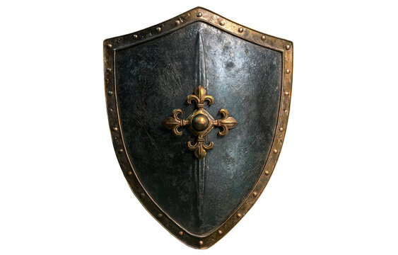 Weathered Medieval Knight Shield