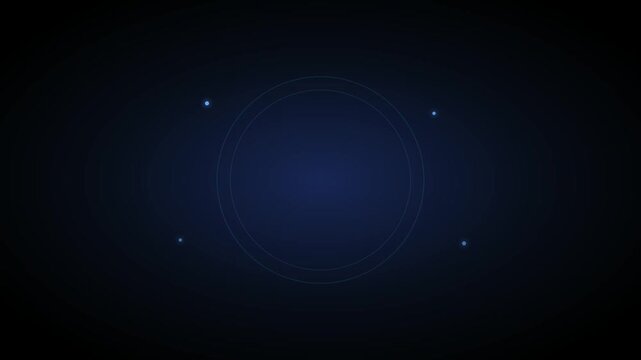 5 to 1 Countdown Timer with Go Neon Digital Animation on Dark Futuristic Background