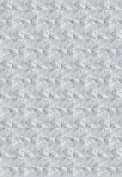 Seamless sophisticated light blue and grey abstract texture featuring elegant geometric triangle patterns and refined artistic canvas surface