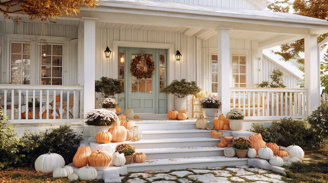 Charming cottage with cozy fall