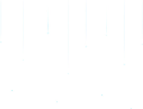 alling Light Particles Rain Overlay