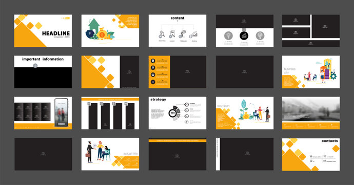 Business presentation infographics. Template design elements purple rhombus, white background. Houses, people buying real estate in the city, photo. Team of people businessman. Vector illustration
