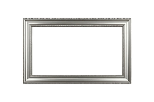 Silver rectangular picture frame