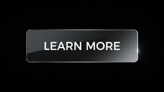 Learn More Button Animation on Black Background