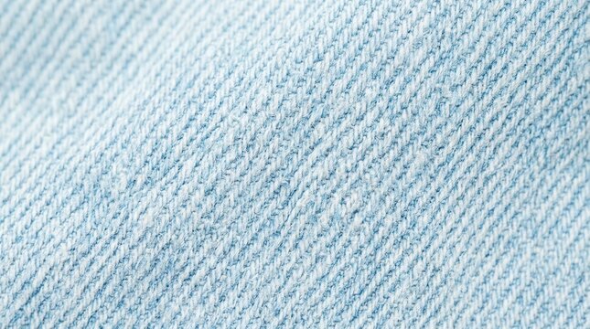 Faded denim material featuring a soft sky blue shade