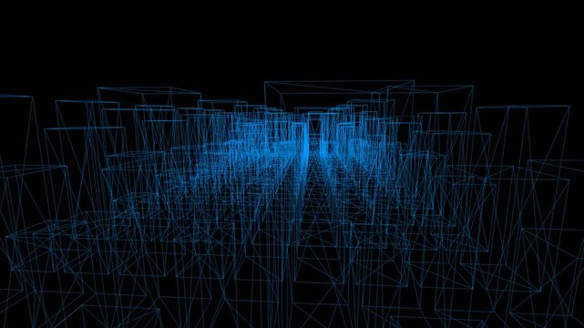 abstract blue background with lines