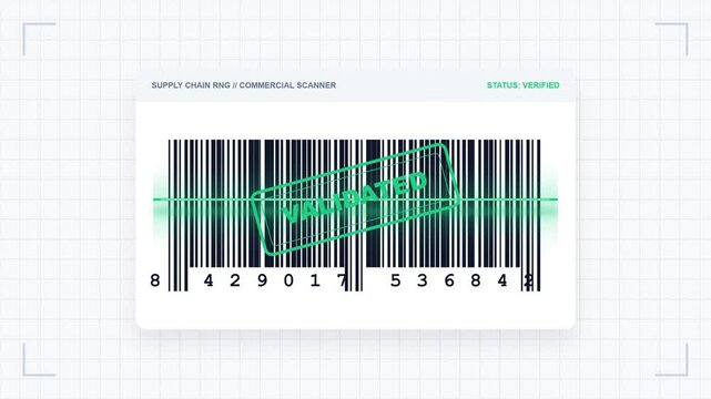 Random number generator screen with multiple barcode scanning elements