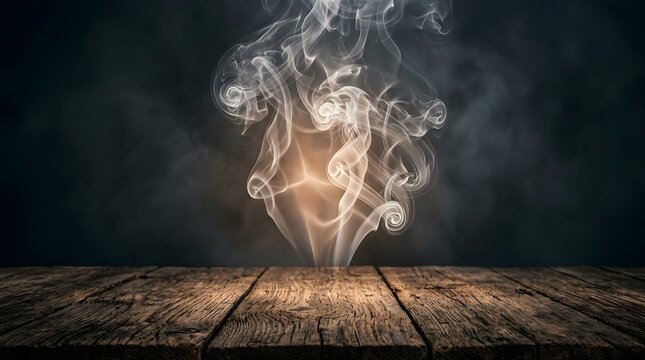 An ethereal ghostly figure emerges from a dark textured background creating a spooky and mysterious atmosphere