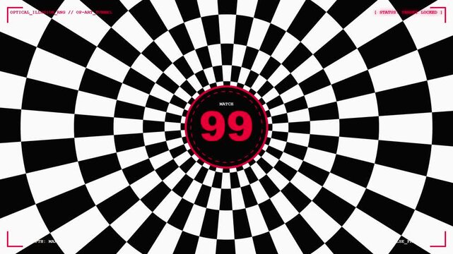 Random number generator with abstract checker background for web games
