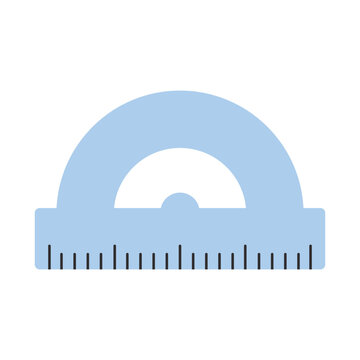 protractor geometry flat icon