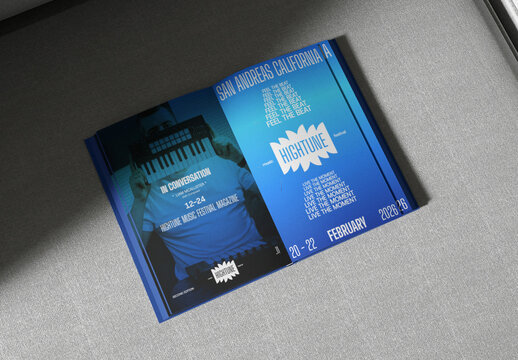 Open Book Mockup