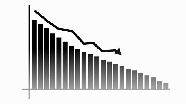 Corporate Revenue Growth Dashboard Animation with Positive Trend Visualization