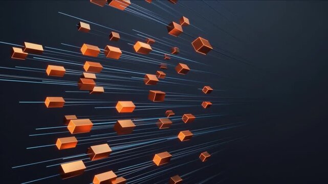 量子磁束ビットとジョセフソン接合が深宇宙を前進する超伝導回路の抽象CG