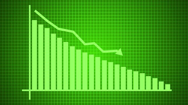 Corporate Revenue Growth Dashboard Animation with Positive Trend Visualization