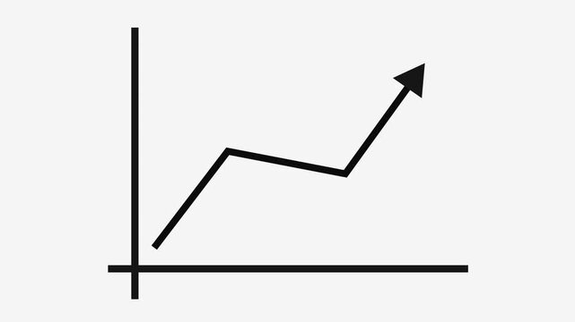 Financial Success Bar Chart Animation with Corporate Data Visualization