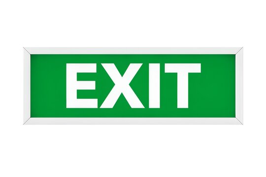 emergency exit sign