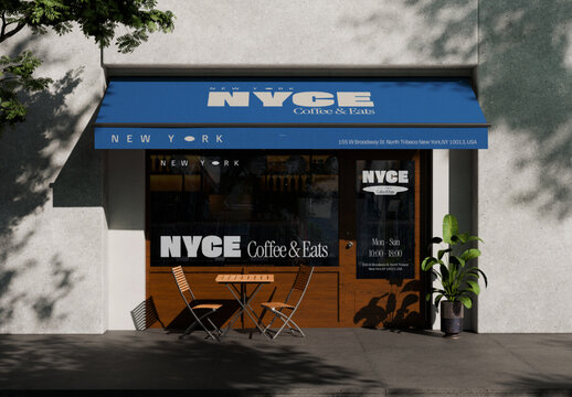 Awning Store Mockup
