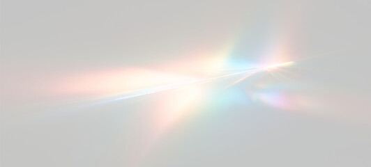 Light rays scatter in striking multicolor spectrum and prism-like refraction against a dark backdrop. A vivid dispersion forms sharp bright beams and soft glowing haze. ©  Error404