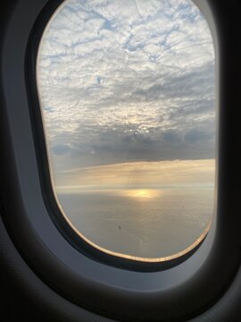 view from airplane window
