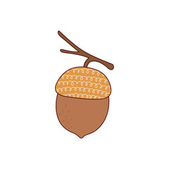 Acorns on Branches Set © Istiqomah