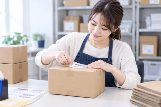  梱包・発送作業