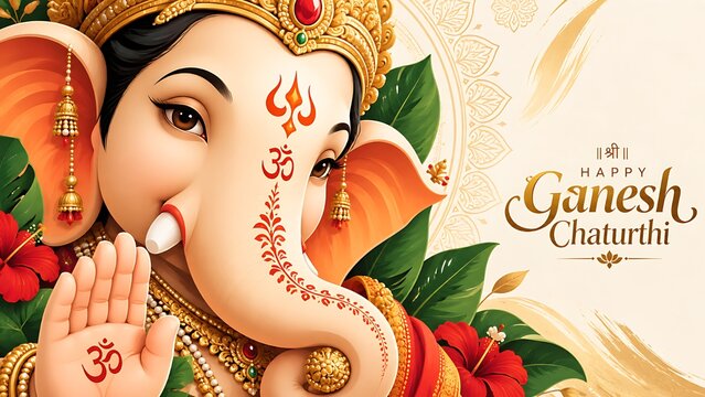Bal Ganesh Ganpati Bappa Ekdant Vakratund Vinayak Chintamani Idol Representing Devotion During Ganesh Chaturthi Anant Chaturdashi and Traditional Hindu Festival Worship