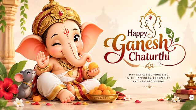 Aesthetic Bal Ganesh Ganpati Bappa Ekdant Vakratund Vinayak Chintamani Idol Worship During Vinayak Chaturthi Ganesh Chaturthi and Anant Chaturdashi