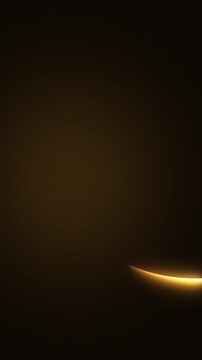 Neon arc of light animation