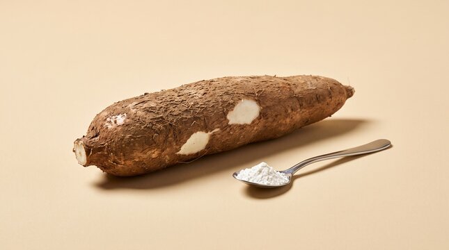 Cassava Root and Fine White Starch for Food Production