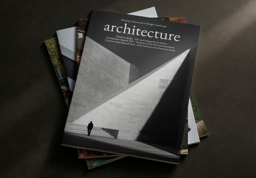 Architecture Magazine Mockup PSD