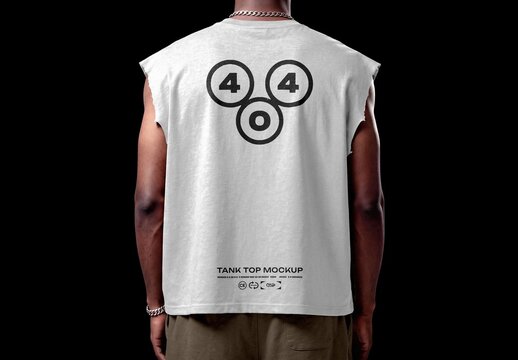 Tank Top Mockup For Branding And Apparel Design