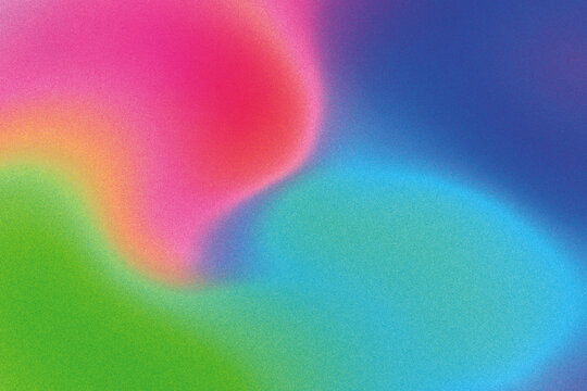 Pink blue and green gradient background with rounded color flow