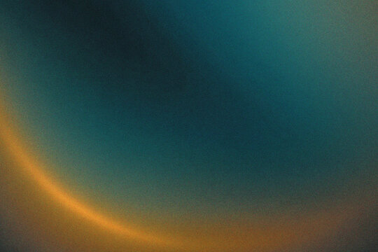 Dark teal and orange grainy gradient background with subtle light flow