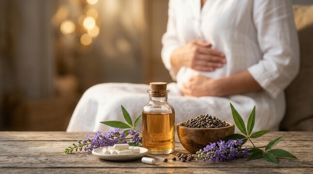 Women's reproductive care utilizing the healing properties of Vitex agnus castus